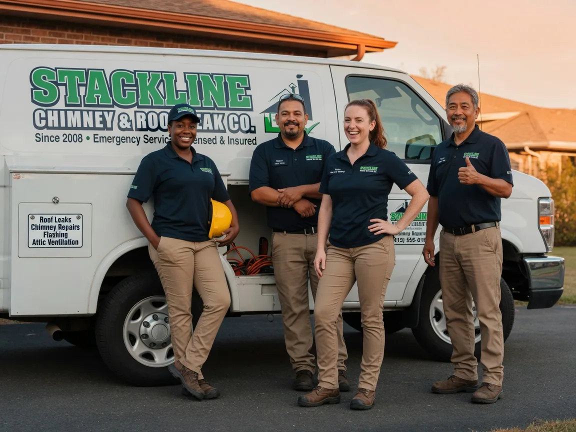Chimney flashing repair company in La Blanca, TX